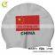 Customize Cartoon Fishing SwimCap, Printing Logo Brand Silicone Swimming Cap