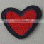 High quality embroidery patch loving heart applique