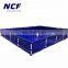 Customized Portable Collapsible PVC Tarpaulin Fish Pond or Fish Farming Tank