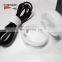 Adjustable back to back P shape cable fastener tie with pull tab