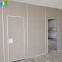 Fabric Or Leather Surface Movable Walls Partitions Customized Color