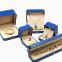 Luxury Wire Drawing Pu Custom Leather Ring Box Jewelry Packing Box Necklace Boxes