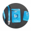 portable virus blocker shut block out air sanitizer disinfection sterilization card