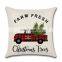 New year decor christmas pillow case home decorative christmas cushion