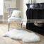 Wholesale australian different shape free style fur carpet white faux fur sheepskin rugs