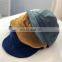 Children's hats spring and autumn soft brim   solid color girls sun hats Korean retro kids baseball