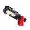 working light 2020 rotatable USB rechargeable vehicle cob led work light with foldable bracket and magnet for Car Garage