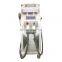 Vertical 3 in 1 ipl opt hair remove nd yag laser face RF hair remove&tattoo remove machine for salon