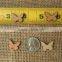 Custom made laser cutting small wooden bauble decoration,wooden Butterfly