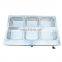 Heating Fast Big Electric Food Warmer Commercial Bain Marie Kitchen Equipment With 6 Pots