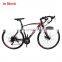 Carbon fiber steel frame road bicycle 21 speed double disc brake 700C bicycle for men racing