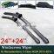 for Mercedes-Benz C-Class W204 2013~2014 Car Wiper Blade Front Window Windscreen Windshield Wipers Car Accessories Stickers