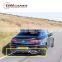 2019 E class C238 E53 diffuser for C238 to E53 rear bumper diffuser with exhaust tips high quality PP material