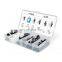 100 pcs Clip Rivets Fastener Kit Bumper Fender Push Pin Clips Fits Auto Car w/Box