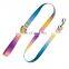 durable nylon material gradient color fashionable dog leash quick release popular dog leash webbing with handle
