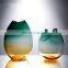 Wholesale New Design Minimalism Creative Green Glass Cheap Vase For Home Decor
