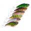 6 color pencil VIB lure bait 7.4cm 20.5g fake bait 6#BKB fish hook hard bait with fish hook