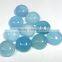 Blue Chalcedony 14x14 mm Round Cabochon