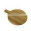 Awesome Acacia Round Pizza Serving Chopping Board Cutting block with Handle