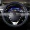 Wholesale Genuine Leather Steering Wheel Cover for Toyota Corolla Fortuner Sequoia Auris Avensis YARIS Vios Celica 86