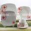 porcelain dinnerware set with square shape yiwu kitchenware with square shape