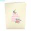 Cheap Price Birthday Cake Pop-up Cards 3D Greeting Pop-up Card for Mother’s Birthday