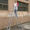 Aluminium telescopic hinge ladder 5.0m