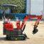 Chinese factory Europe design 1.0Ton Crawler Excavator Mini Digger Tractor for garden construction