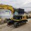 Used Komatsu crawler excavator PC70-8 with hammer
