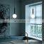 Modern Design Round Circle Shape Gold Body Crystal Lighting Bar LED Decorative Pendant Lamp For Hotel