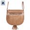 2022 New Arrival Best Selling Buff Antique Fitting Flap Closure Type Vintage Style Genuine Leather Sling Bag for Women