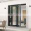 Foshan China  Aluminum Anti-Pinch Folding Door with Clear Double Glass for Interior Decoration