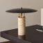 Nordic post-modern travertine table lamp ins style light luxury designer model room, art living room, bedroom bedside table lamp