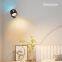 3 Helligkeitsstufen, 3 Farben, kabelloses Wandlicht, wiederaufladbare Batteriebetriebene wandmontierte Lampe, drehbar, magnetisch, mit Fernbedienung, LED-Wandleuchte
