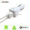 Qualcomm QC 2.0 Dual USB Travel Car charger for Travel in-Car use/ Quick Charge 2.0 Car Charger for Samsung S6 Edge Plus