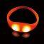 Wedding Decoration Custom LOGO Light up Glow Silicone Wristband Sound Activated LED Bracelet