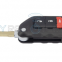 FCC OHT1130261 Keyless / Proximity smart flip key 3 button 433mhz 4A chip for 2018-2021 Jeep Wrangler Gladiator P/N 68416782AA