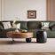 Stylish Wood Coffee Table with North American Fas - Grade Walnut Veneer