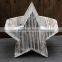 wholesale wooden planter box Pentagram Succulent plants pots