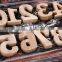 2016hot sale Christmas decorations home decorates wooden letter