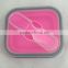 New Shape Practical Produce Wholesale Collapsible Silicon Lunch Box