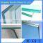 Clear laminated tempered glass with drilling holes