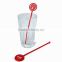 Cocktail hot selling lovely plastic red lollipop- wine stick/pick/stirrers