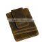 Mens Genuine Leather Cowhide Magnet Money Clip Credit Case Case Holder Slim Wallet