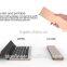Aluminum alloy bluetooth mini folding wireless keyboard for laptop and mobile phones