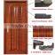 Teak veneer engineered wooden entry door for luxury hous design