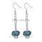 New Arrival Crystal Ball Spiral Dangle Earrings For girl