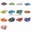 Hot Selling Facted Lampwork 10 pcs Black Color Glass Beads Loose Beads