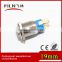 19mm metal 12V led red green bi-color LED pushbutton switch