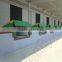 blower dock leveler system for cargo